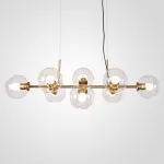 Люстра Staggered Glass Chandelier 8 от ImperiumLoft