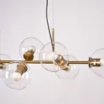 Люстра Staggered Glass Chandelier 8 от ImperiumLoft