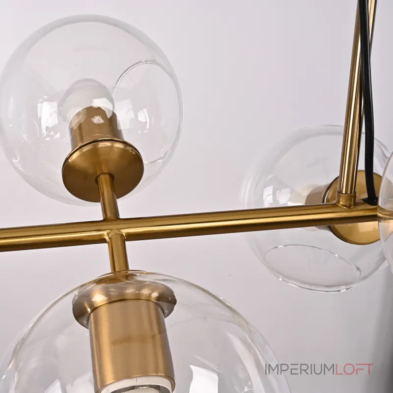 Подвесная люстра Staggered Glass Chandelier 8 Подвесная люстра Staggered Glass Chandelier 8