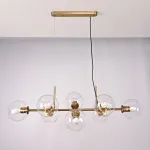Люстра Staggered Glass Chandelier 8 от ImperiumLoft