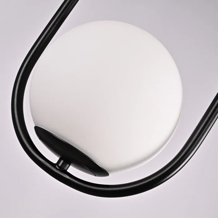 Подвесной светильник Matthew McCormick hoop 40 Black MILA Pendant от ImperiumLoft