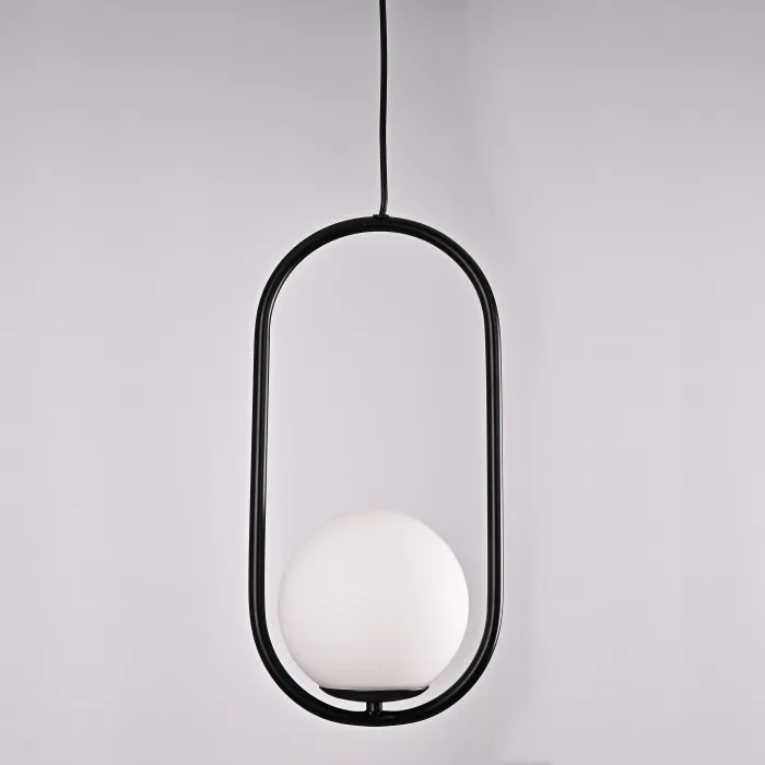 Подвесной светильник Matthew McCormick hoop 40 Black MILA Pendant от ImperiumLoft