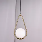 Подвесной светильник HOOP DROP Brass от ImperiumLoft