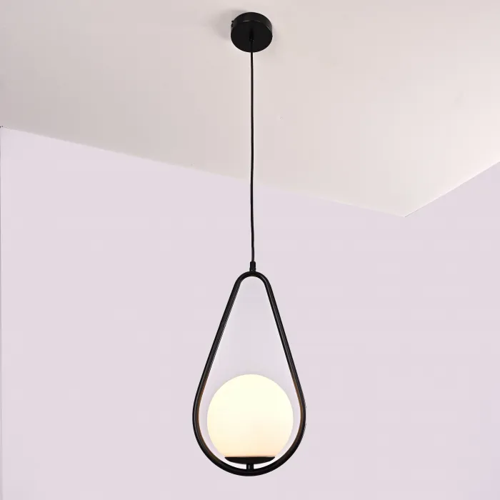 Подвесной светильник HOOP DROP Black от ImperiumLoft