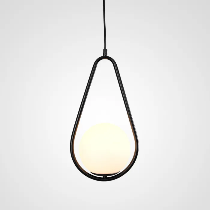 Подвесной светильник HOOP DROP Black от ImperiumLoft