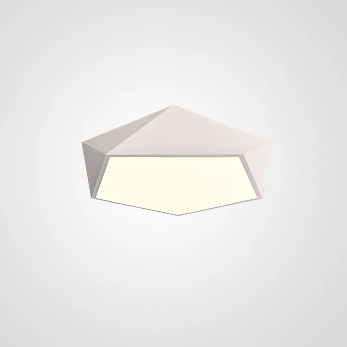 Потолочный светодиодный светильник GEOMETRIC White D40 от ImperiumLoft