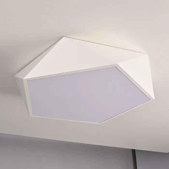 Потолочный светодиодный светильник GEOMETRIC White D40 от ImperiumLoft