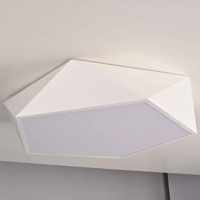 Потолочный светодиодный светильник GEOMETRIC White D40 от ImperiumLoft