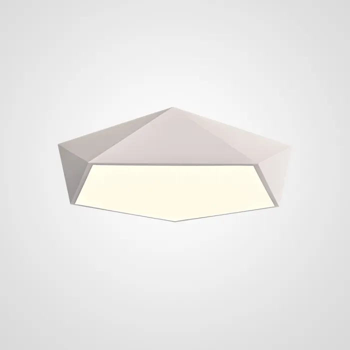 Потолочный светодиодный светильник GEOMETRIC White D60 от ImperiumLoft