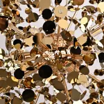 Люстра Tezani Argent Suspension Pendant lamp 85 gold D50 от ImperiumLoft