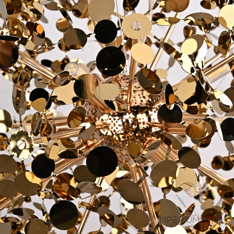 Подвесной светильник Tezani Argent Suspension Pendant lamp 85 gold D80 Подвесной светильник Tezani Argent Suspension Pendant lamp 85 gold D80