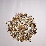 Люстра Tezani Argent Suspension Pendant lamp 85 gold D50 от ImperiumLoft