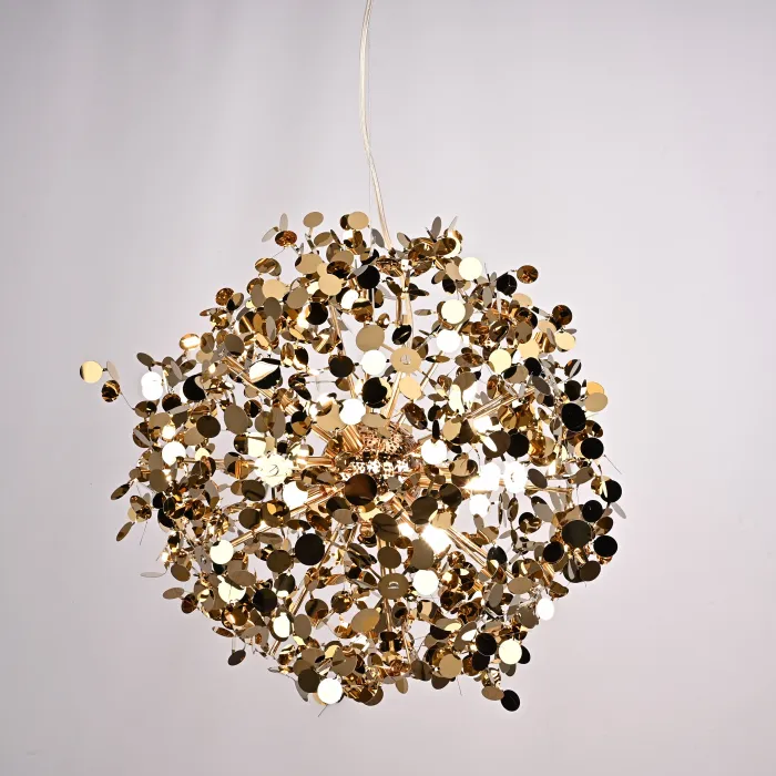 Люстра Tezani Argent Suspension Pendant lamp 85 gold D50 от ImperiumLoft