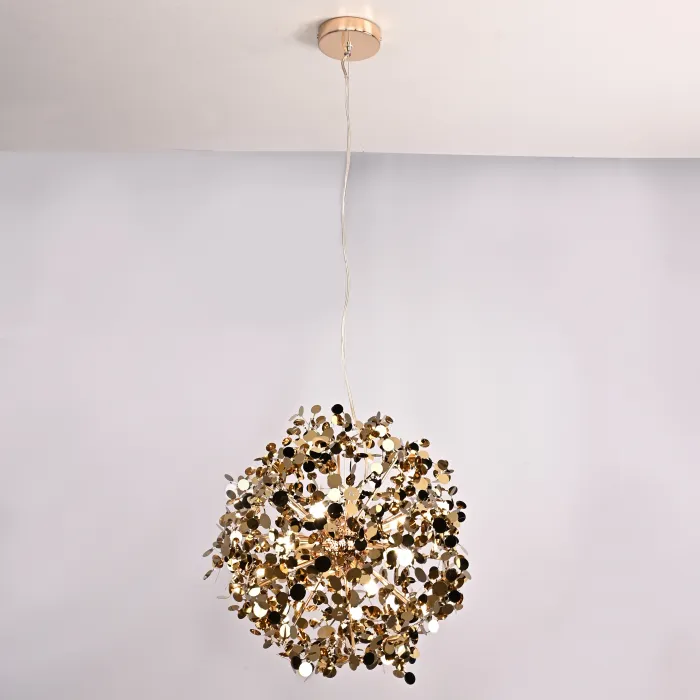 Люстра Tezani Argent Suspension Pendant lamp 85 gold D50 от ImperiumLoft