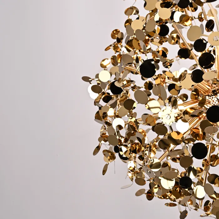 Люстра Tezani Argent Suspension Pendant lamp 85 gold D50 от ImperiumLoft