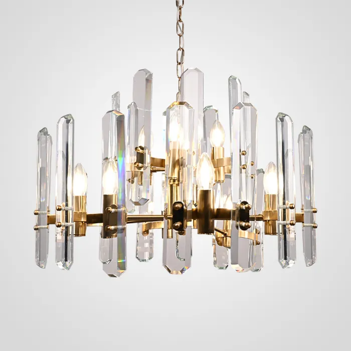 Люстра RH BONNINGTON Chandelier natural brass D660 от ImperiumLoft