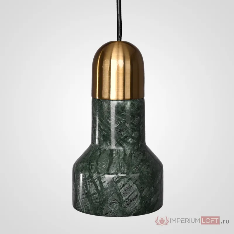 Подвесной светильник JAZZ STONE green brass от ImperiumLoft