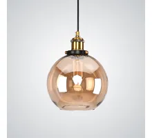 Подвесной светильник Loft Clear Glass Sphere Cloche Дымчатый