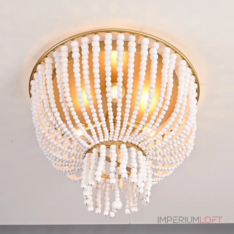 Потолочная люстра JACQUELINE CLEAR FLUSH-MOUNT brass Потолочная люстра JACQUELINE CLEAR FLUSH-MOUNT brass