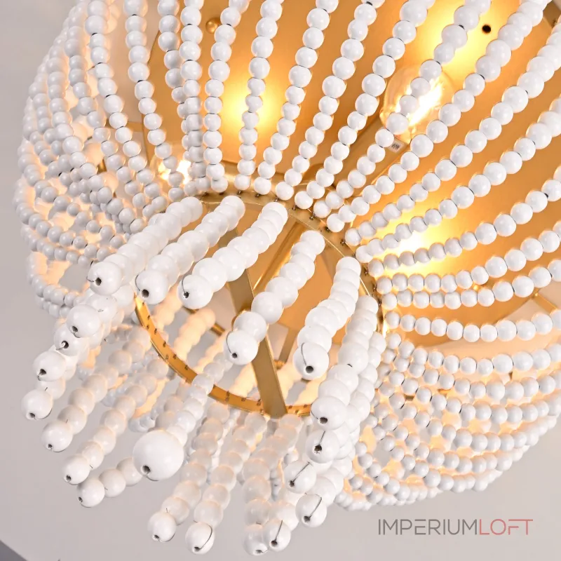 Потолочная люстра JACQUELINE CLEAR FLUSH-MOUNT brass Потолочная люстра JACQUELINE CLEAR FLUSH-MOUNT brass