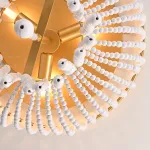 Люстра JACQUELINE CLEAR FLUSH-MOUNT brass от ImperiumLoft
