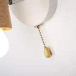 Бра с рожками DEER A SWITCH White/Light wood