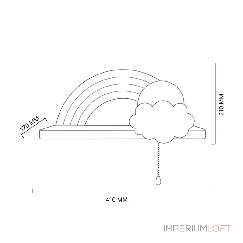 Настенный светильник RAINBOW KIDS WALL