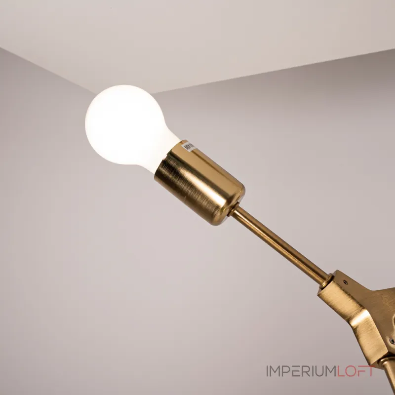 Люстра на штанге LATE D55 Gold от ImperiumLoft