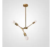 Люстра на штанге LATE D55 Gold