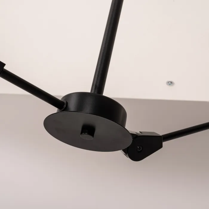 Люстра на штанге LATE D55 Black от ImperiumLoft