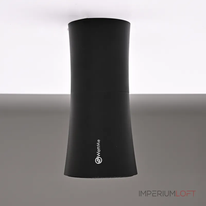 Потолочный светильник Zyppa Black H15 от ImperiumLoft синего цвета с круглым деревянным элементом