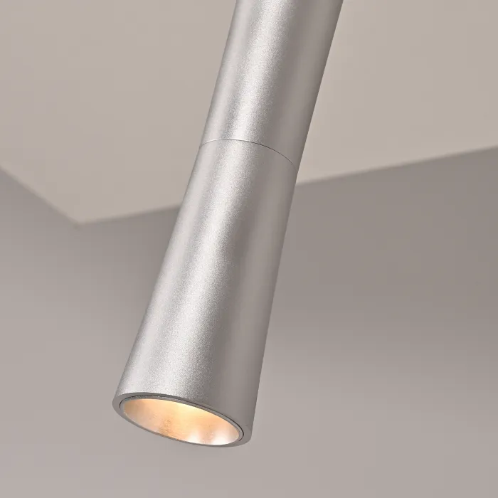 Потолочный светодтодный светильник Zylo Silver H34 от ImperiumLoft