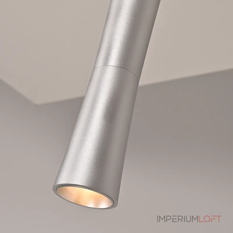Потолочный светодтодный светильник Zylo Silver H34 от ImperiumLoft