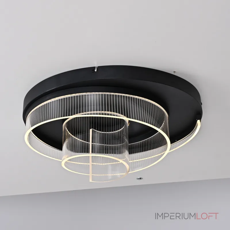 Потолочная люстра Riven Black D50 от ImperiumLoft