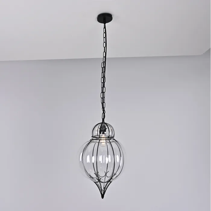 Подвесной светодтодный светильник Cove Black D28 от ImperiumLoft