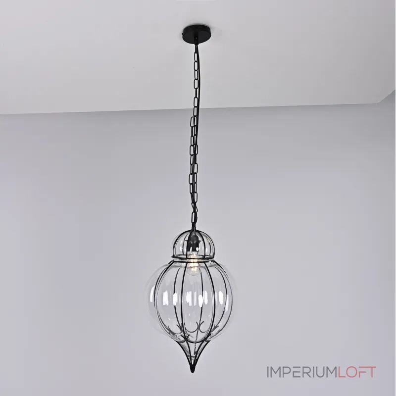 Подвесной светодтодный светильник Cove Black D28 от ImperiumLoft