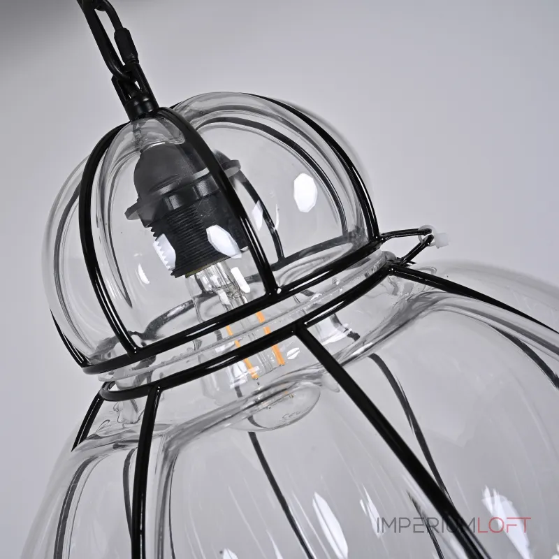 Подвесной светодтодный светильник Cove Black D28 от ImperiumLoft