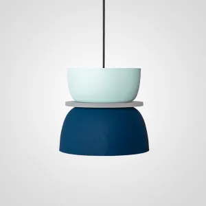 Подвесной светильник ILO D22 blue/mint