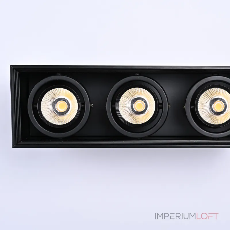 Встраиваемый светодиодный светильник LUMO L3 Black 4000