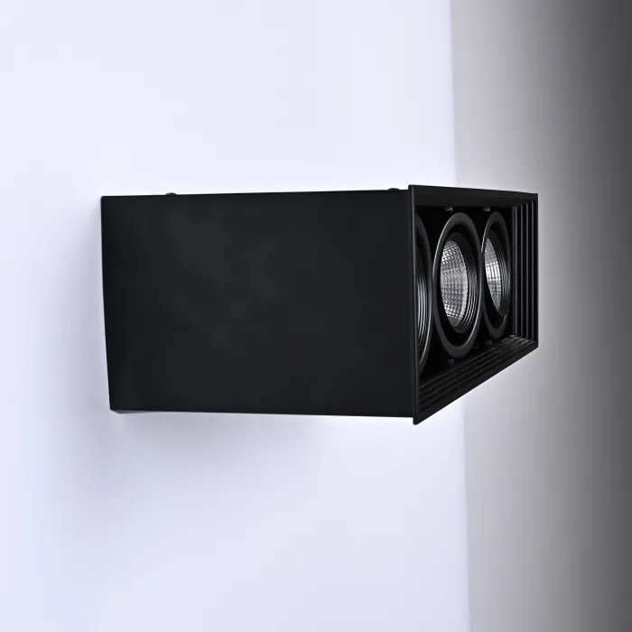 Встраиваемый светодиодный светильник LUMO L3 Black 4000 от ImperiumLoft