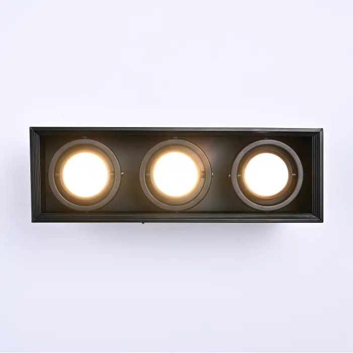 Встраиваемый светодиодный светильник LUMO L3 Black 4000 от ImperiumLoft