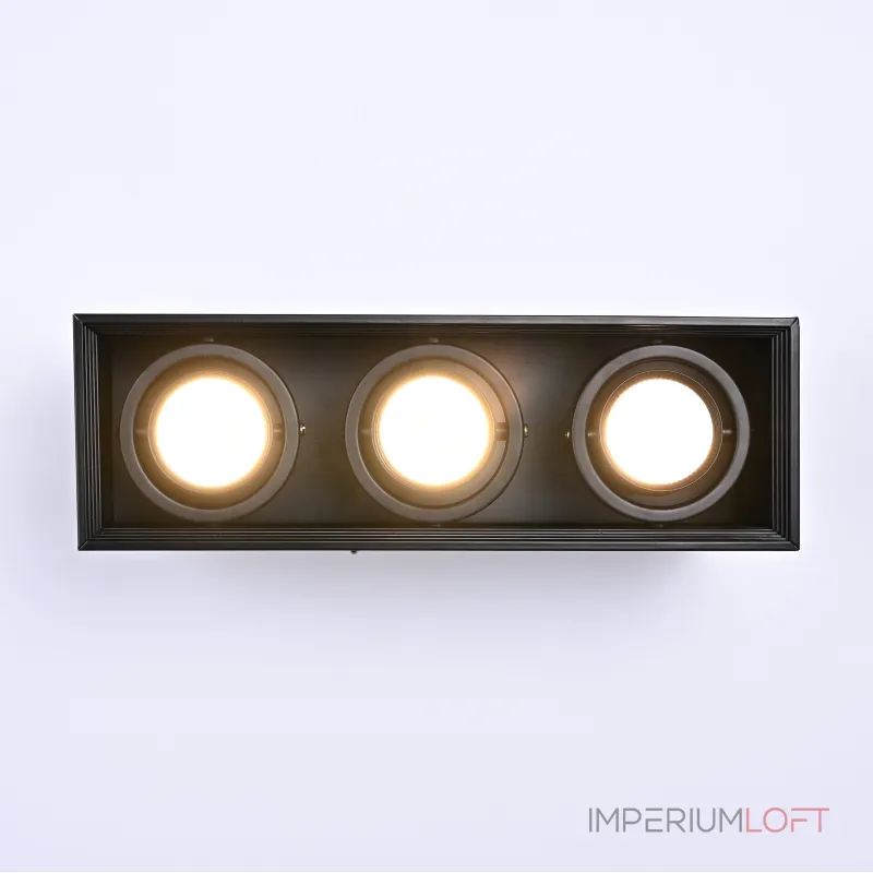 Встраиваемый светодиодный светильник LUMO L3 Black 4000