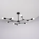 Люстра на штанге LATE D103 Black от ImperiumLoft