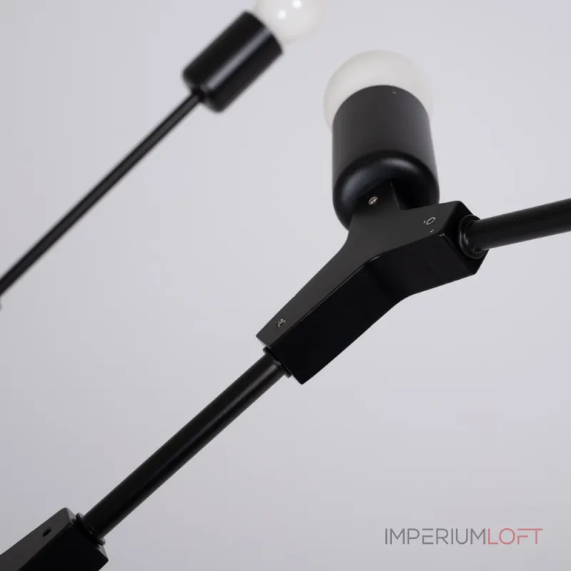 Люстра на штанге LATE D103 Black от ImperiumLoft