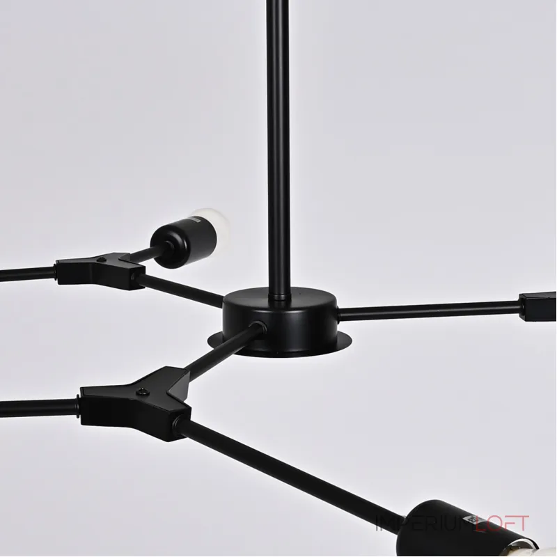 Люстра на штанге LATE D86 Black