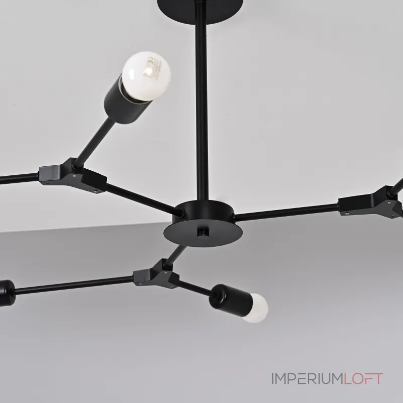 Люстра на штанге LATE D86 Black