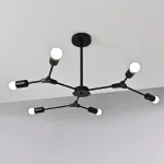 Люстра на штанге LATE D86 Black