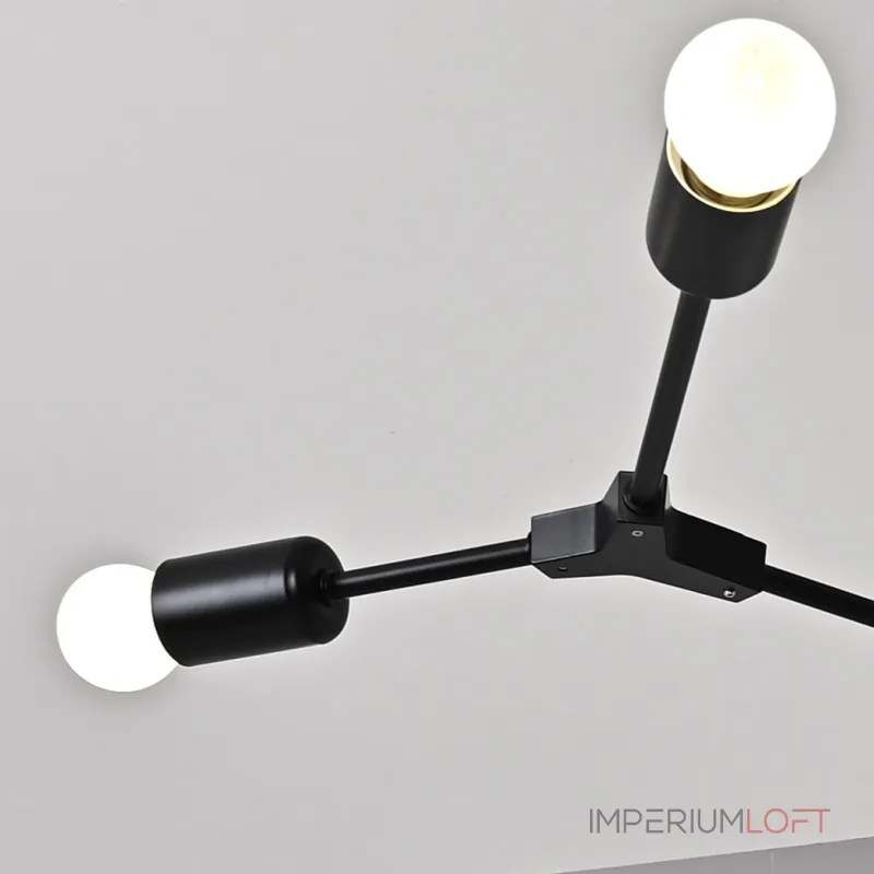 Люстра на штанге LATE D86 Black