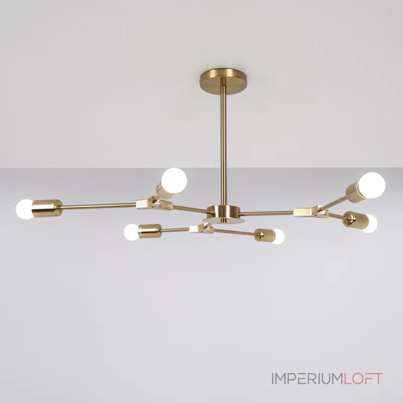 Люстра на штанге LATE D86 Gold