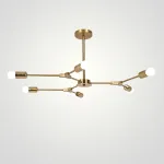 Люстра на штанге LATE D86 Gold